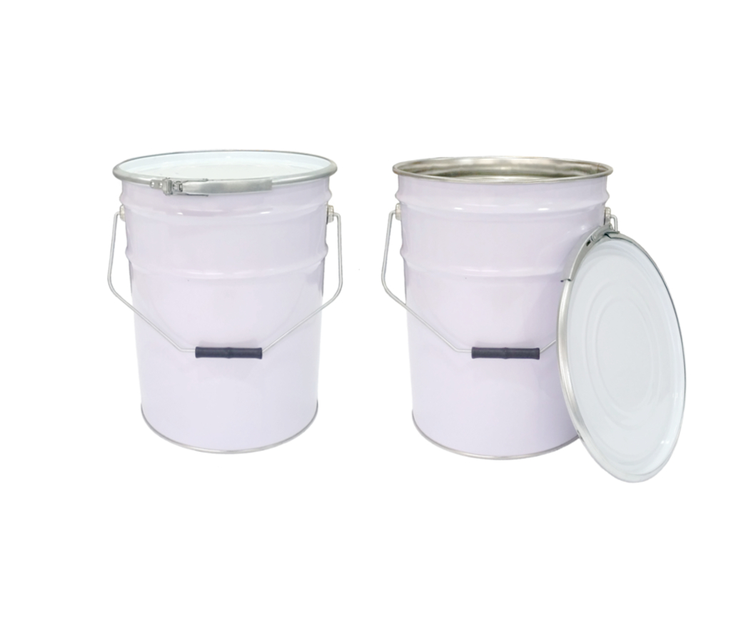 20L White Pail (Lock Ring Cover)