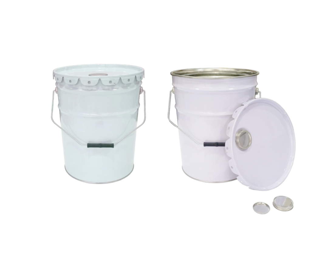 20L White Pail (Screw Cap Cover)
